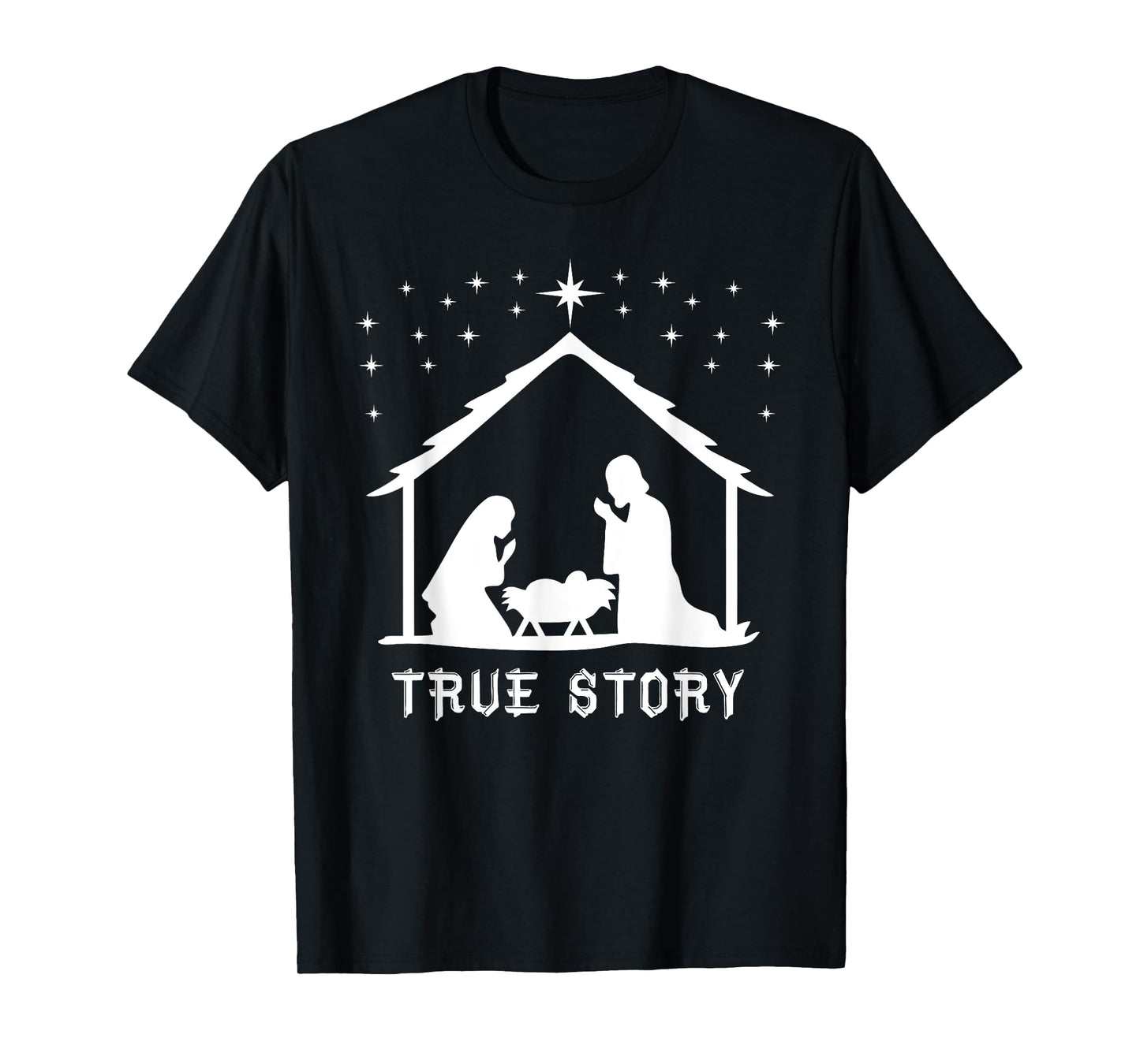 True Story of Jesus Birth Christmas Nativity Catholic T-Shirt