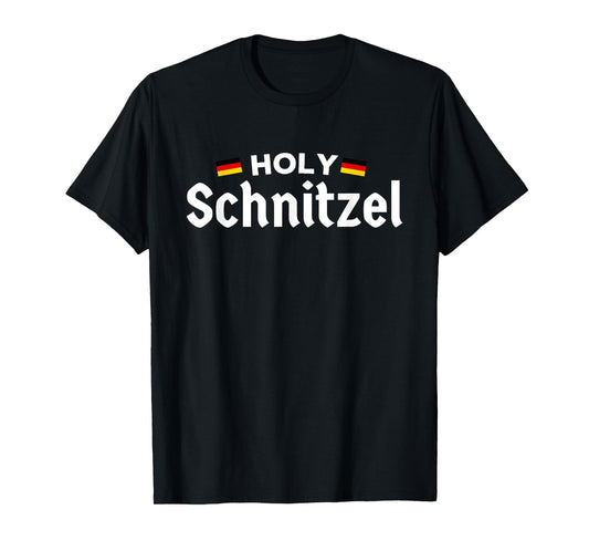 Funny German Beer Oktoberfest Holy Schnitzel T-Shirt