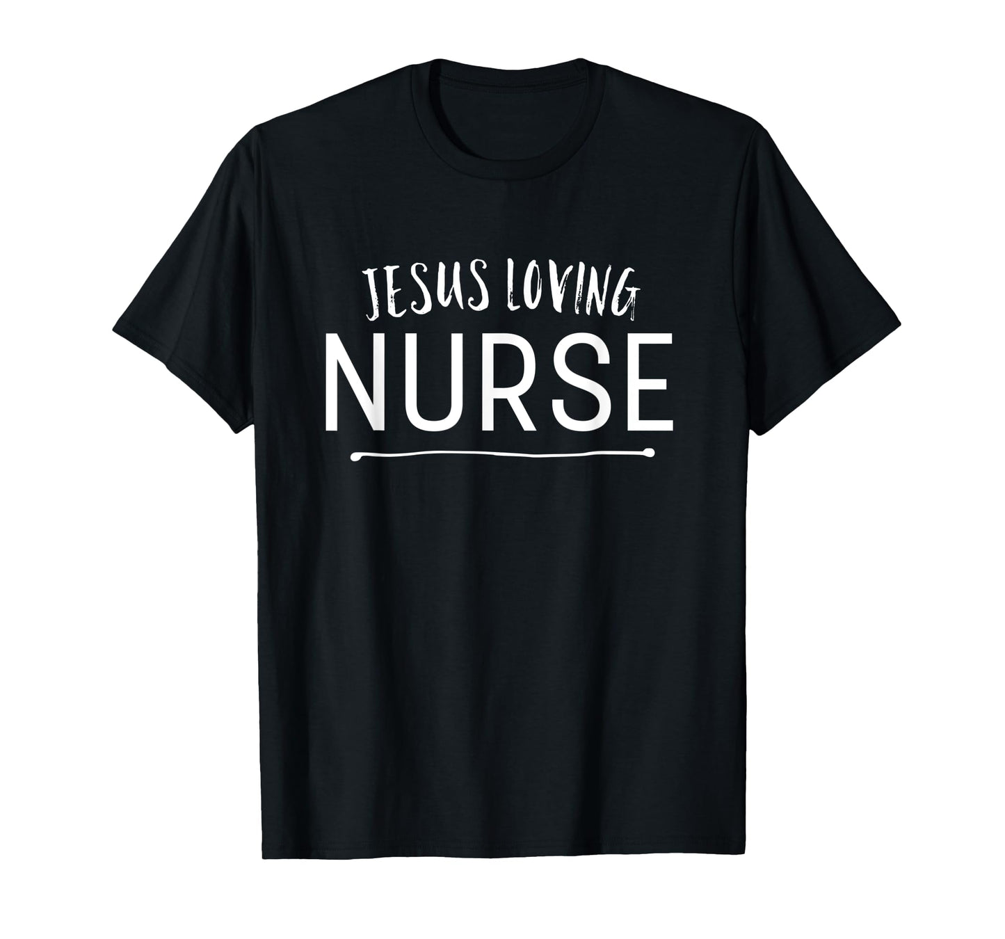 Jesus Loving Nurse Cute Christian Deluxe T-Shirt