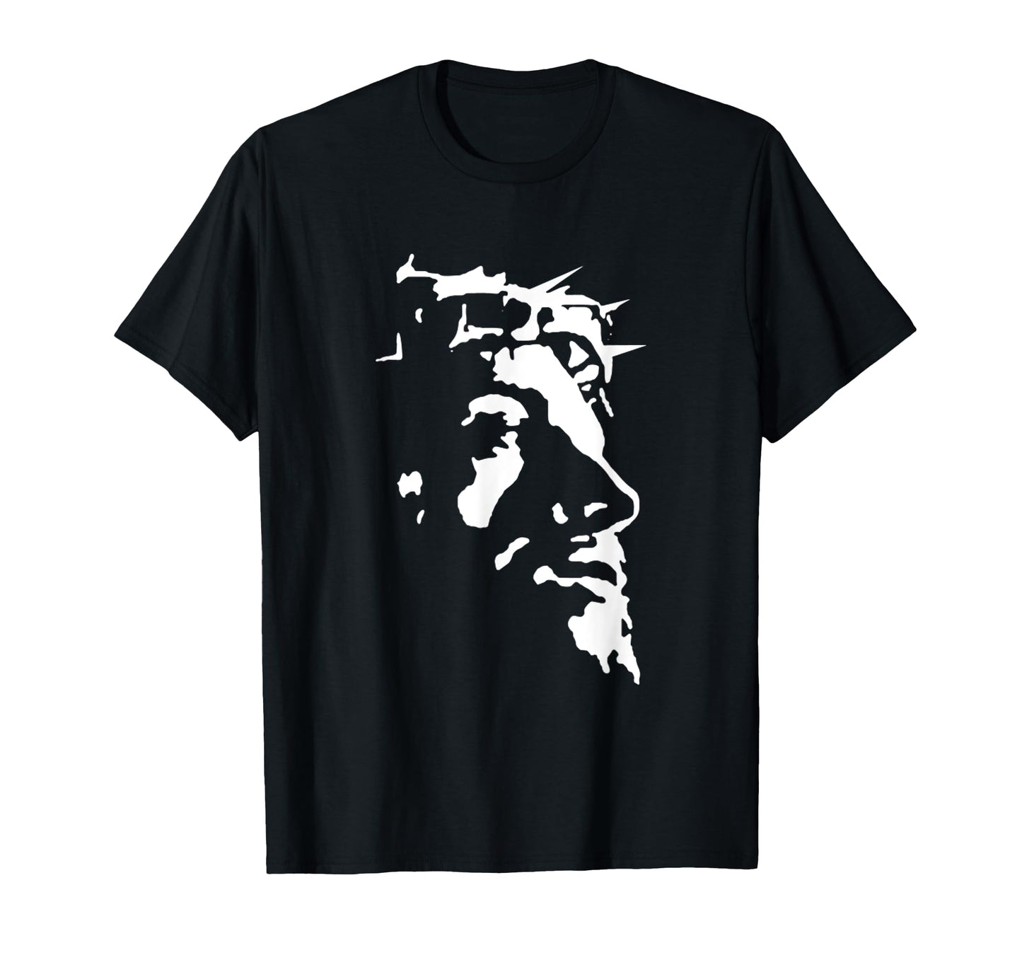 Jesus Christ Face With Crown Of Thorns God Bible T-Shirt