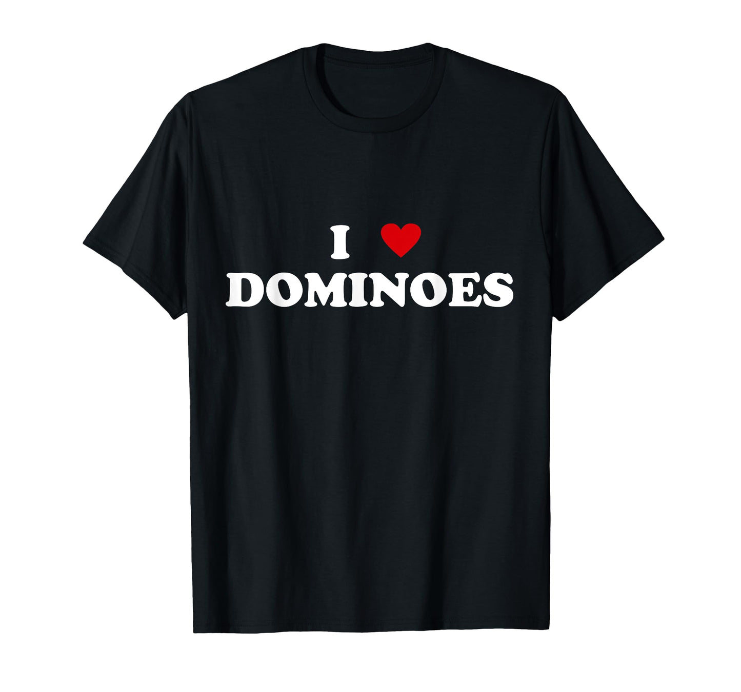 I Heart Domino Player - I Love Dominoes T-Shirt