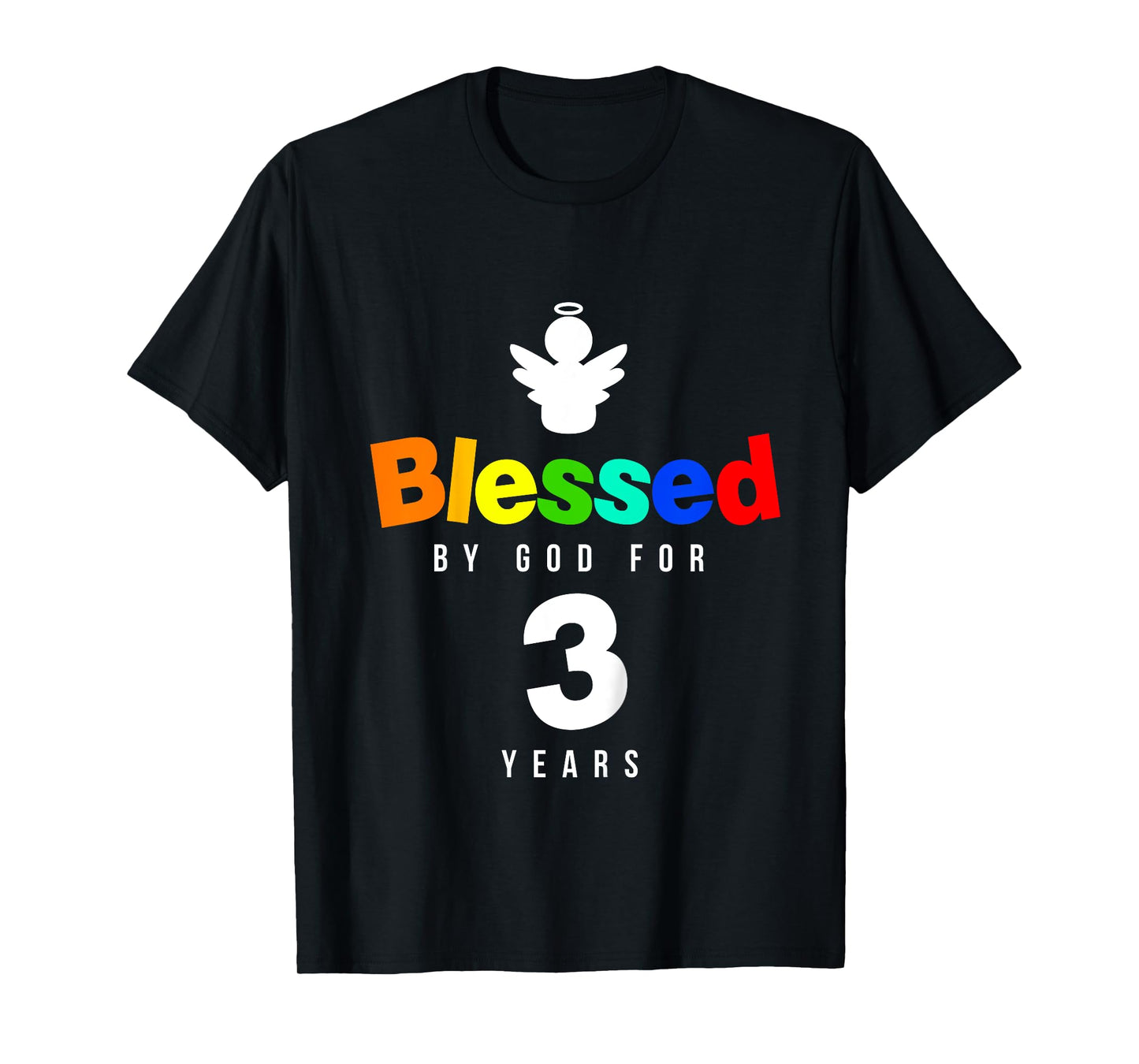 3rd Birthday Christian gift Blessed by God for 3 years old T-Shirt