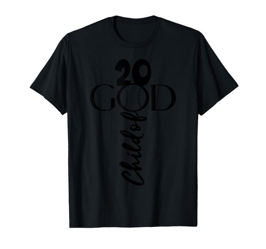 JESUS 20 YEARS GOD BASEBALL 20th BIRTHDAY T-Shirt