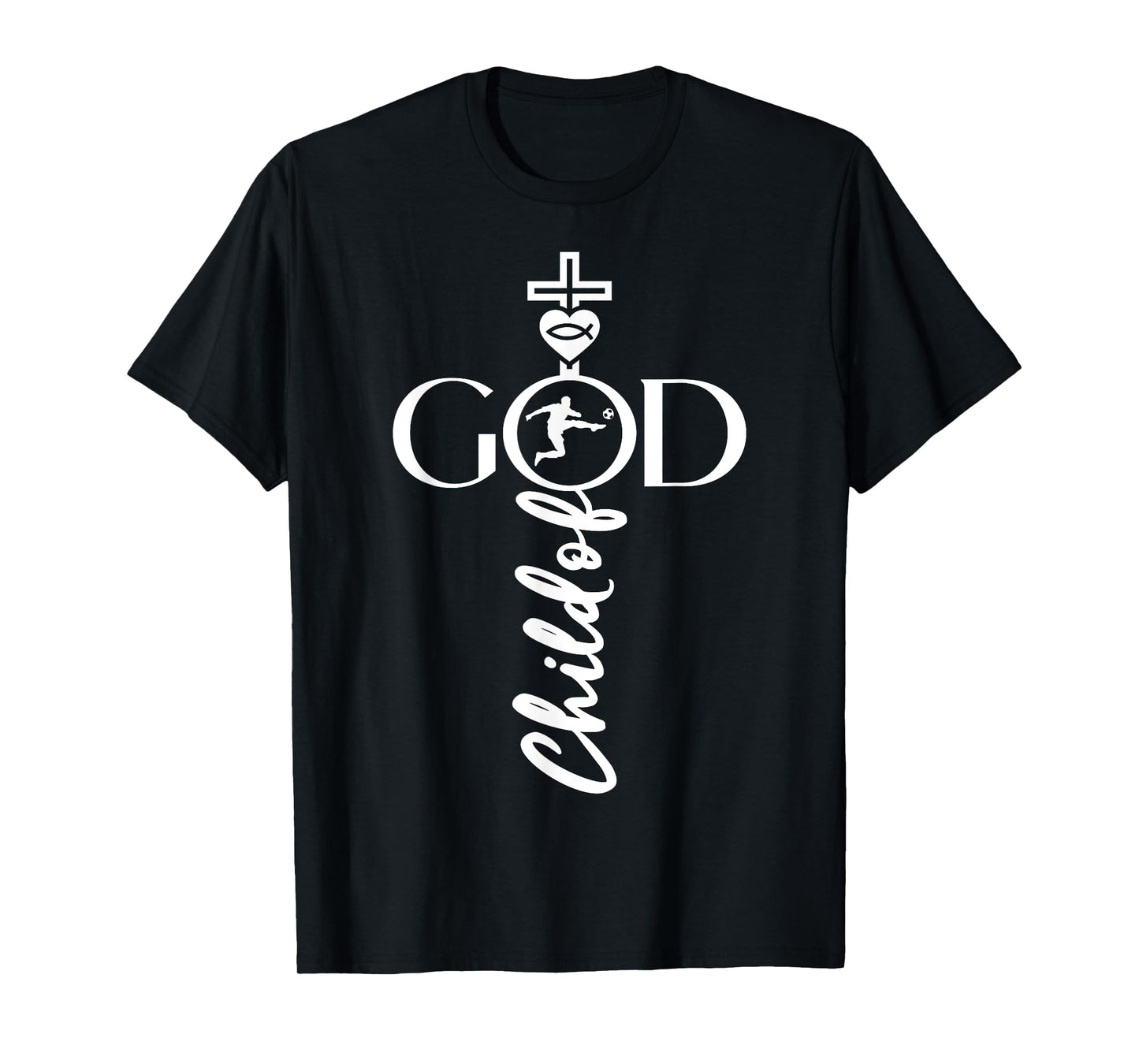 RELIGIOUS JESUS SOCCER CHILD OF GOD SOCCER T-Shirt