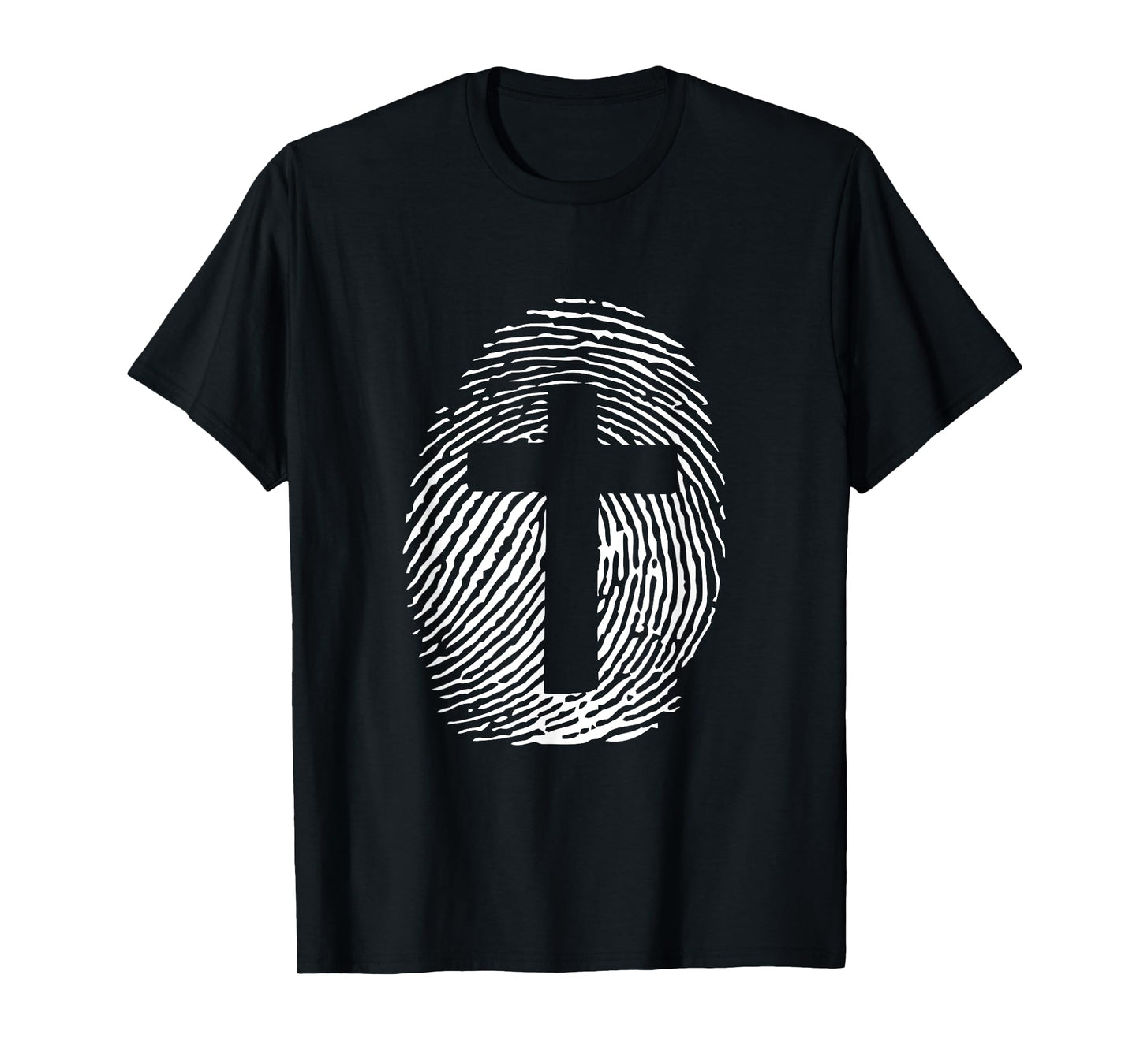 Formed in His Image of Jesus Cross Thumbprint Art T-Shirt
