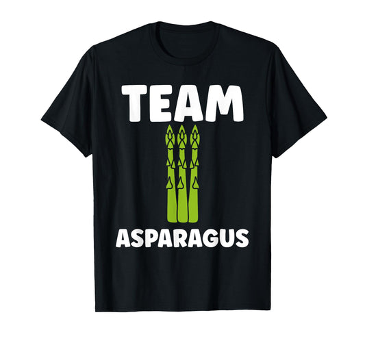 Food minimalist asparagus vegetable Simple team Asparagus T-Shirt