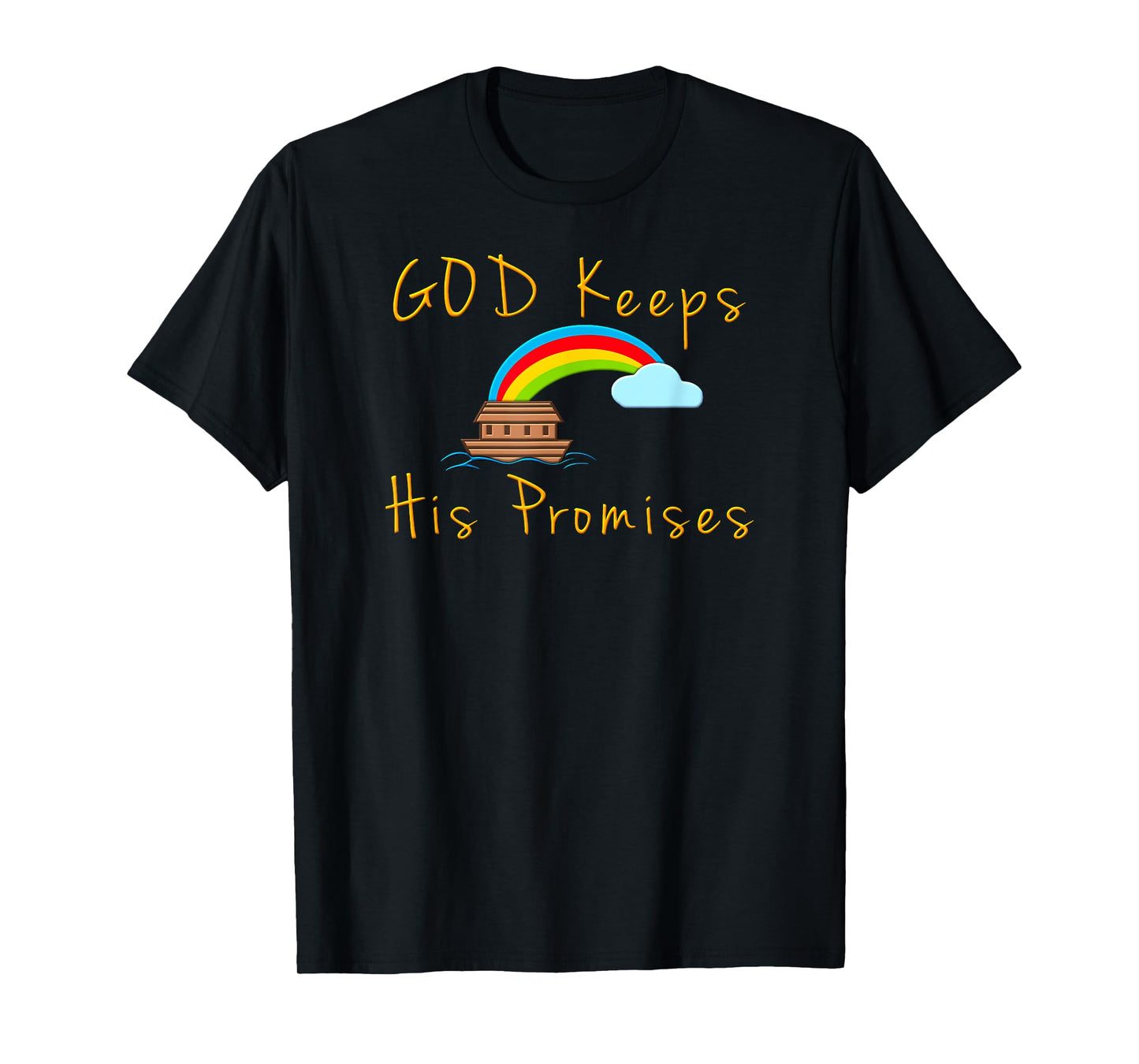 Cute Noahs Ark Genesis 9:13 God Keeps His Promises Christian T-Shirt