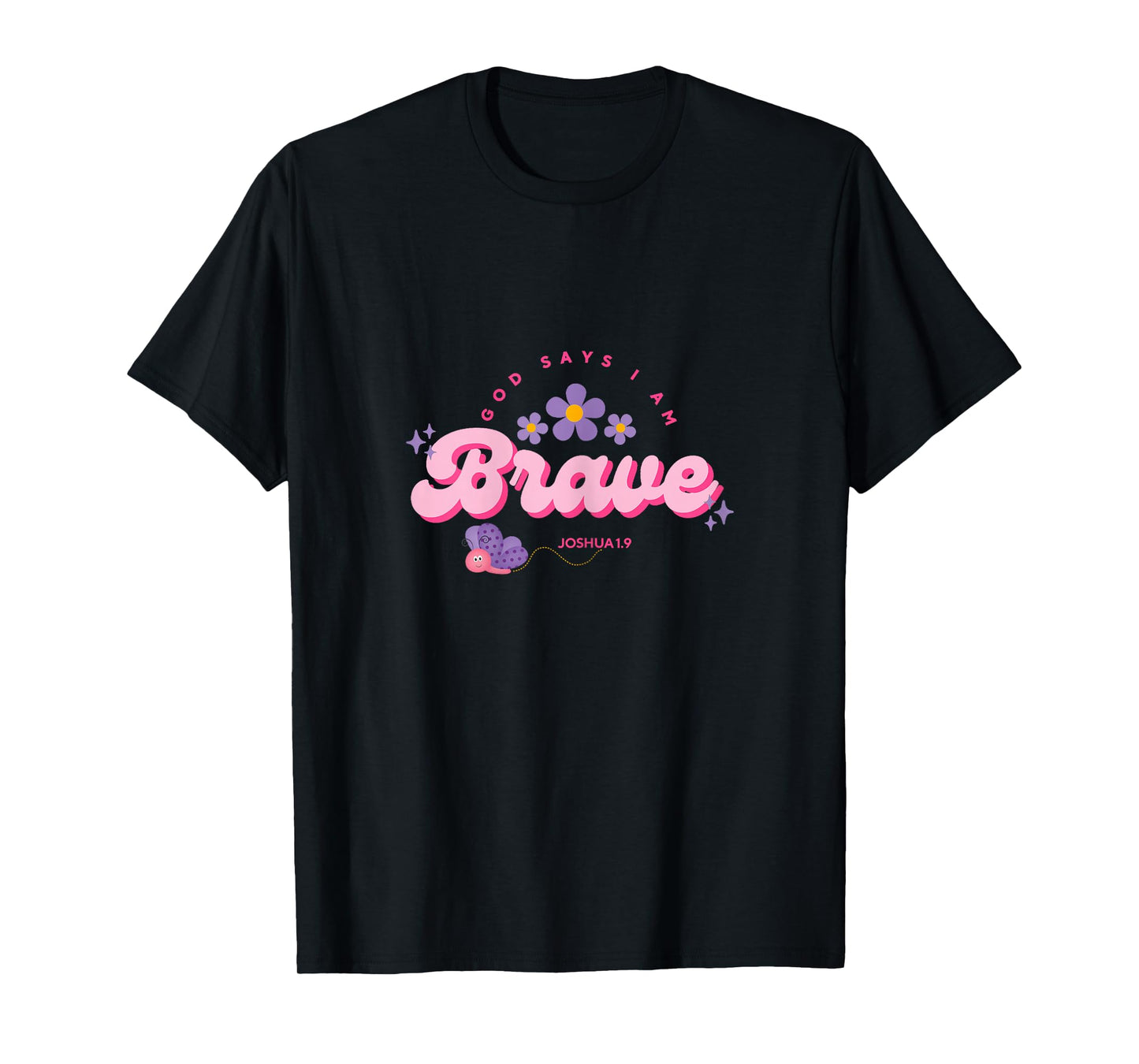 God Say's I Am Brave, Women, Youth and Girls T-Shirt