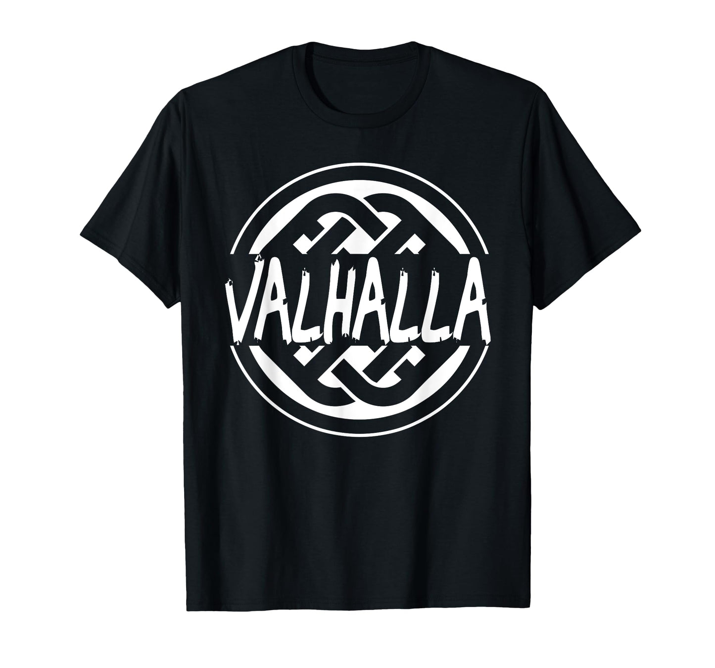 Valhalla Fierce Heart Viking Norse Mythology Symbol T-Shirt
