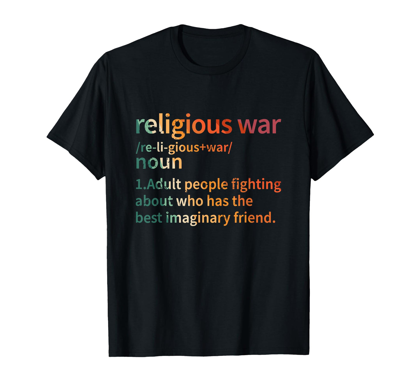 religious war dictionary sarcastic definition funny T-Shirt