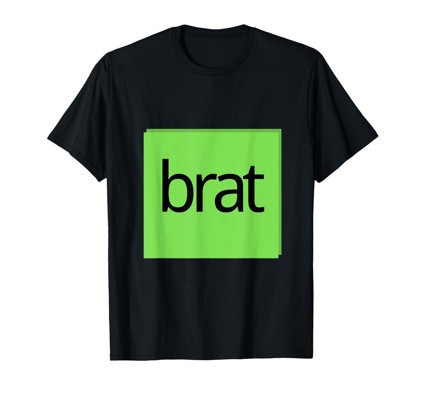 Funny Green Brat Design T-Shirt