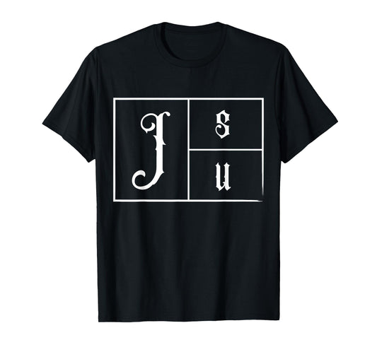 Jesus Subtle Christian Minimal Religious Faith JSU T-Shirt