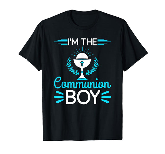 First Communion Boy Holy Sacrament T-Shirt
