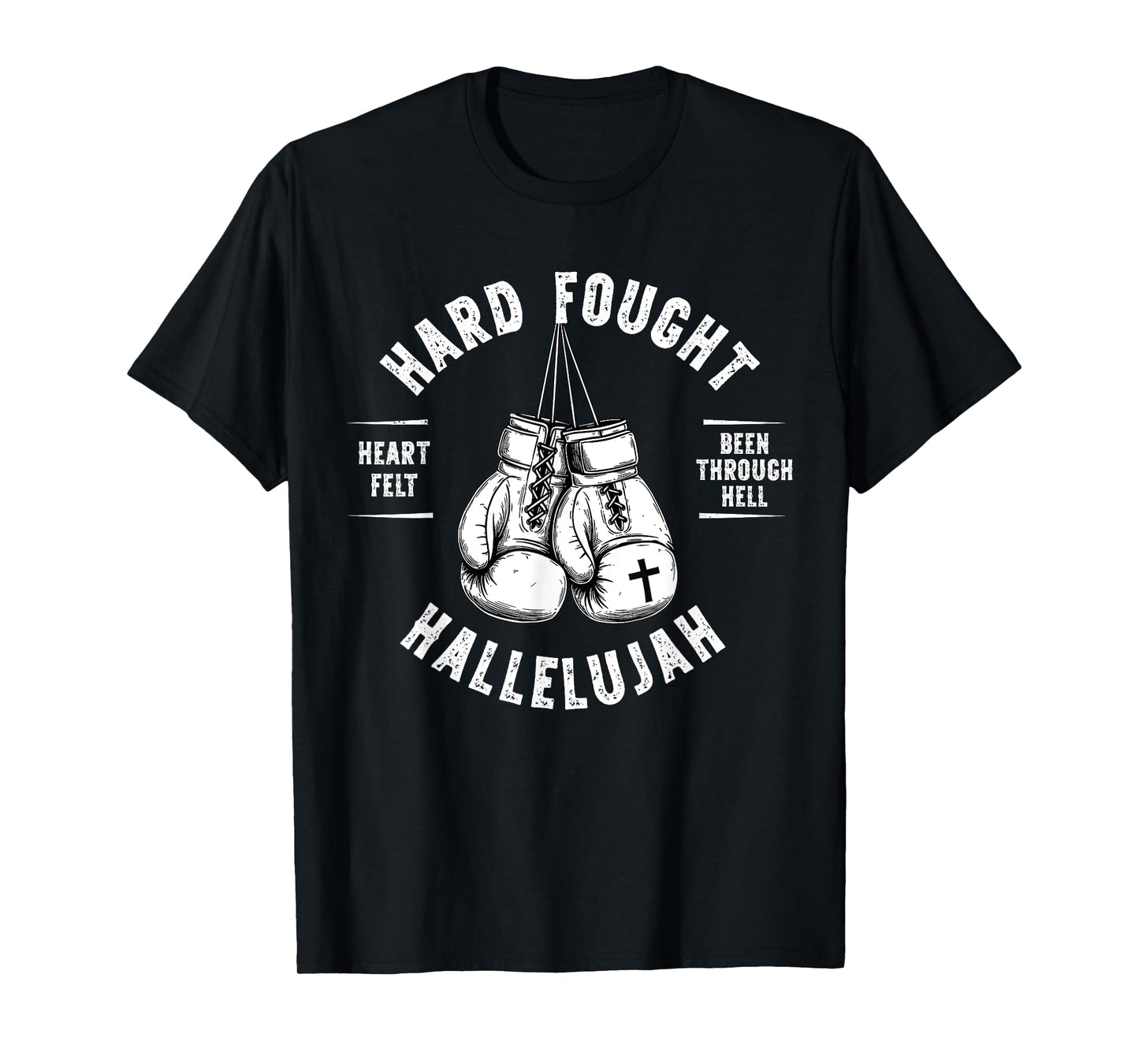Brandon Hard Fought Hallelujah Praise Jesus Lake Merch T-Shirt