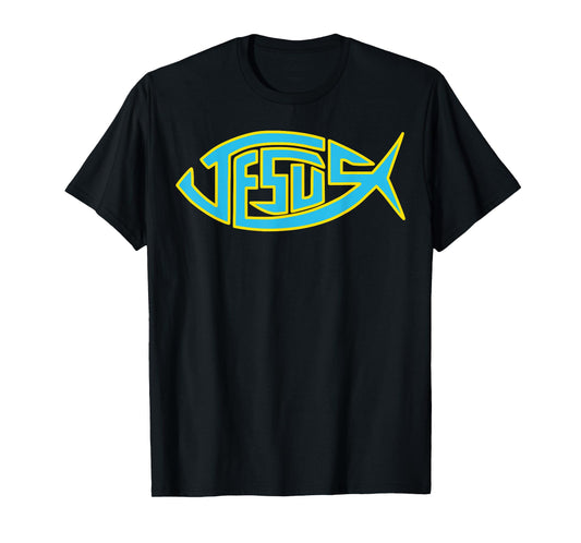Jesus Fish - Ichthys Symbol - Christian Design For Teen T-Shirt