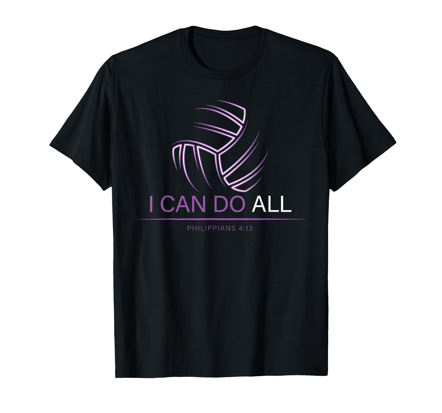 Philippians 4:13 Christian Volleyball I Can Do All Things T-Shirt