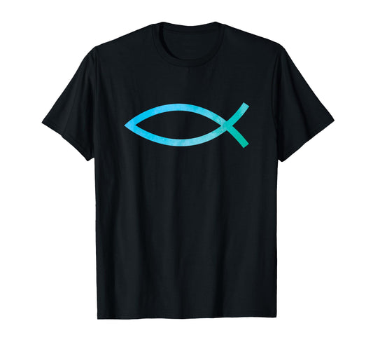Christian Symbol Jesus Fish Ichthys Ichthus T-Shirt
