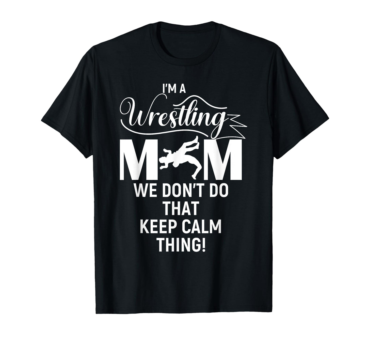 i'm a wrestling mom Funny Girl Wrestling Mom Women Kids T-Shirt