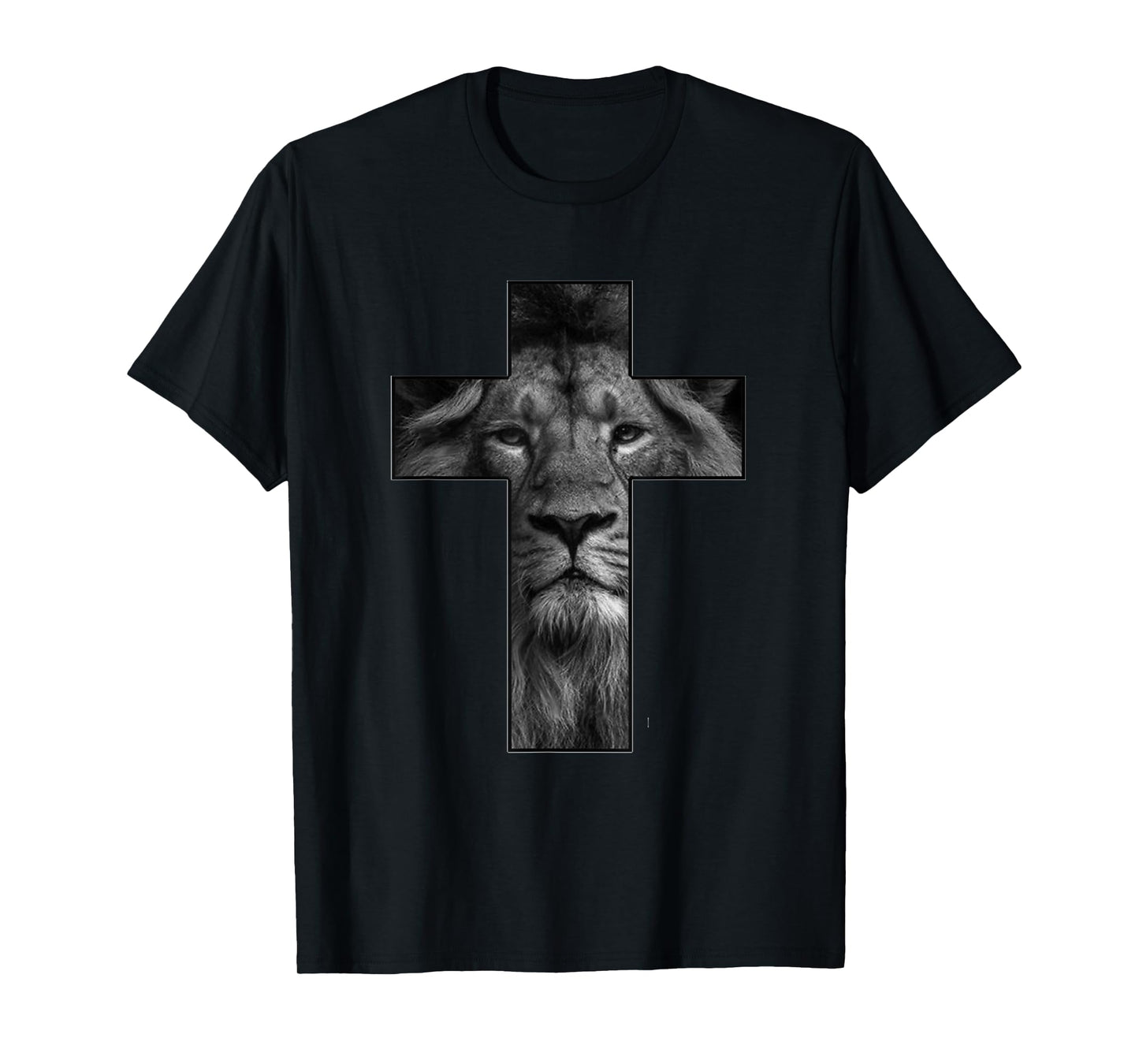 T-shirt Jesus Cross With Lion Face, Faith In God T-Shirt