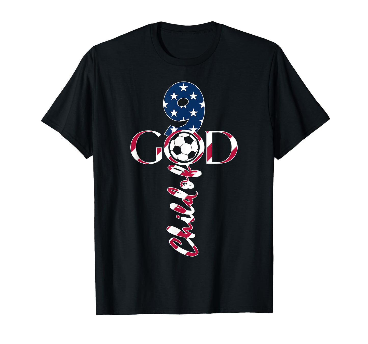 JESUS 9 YEARS CHILD OF GOD SOCCER 9TH BIRTHDAY T-Shirt