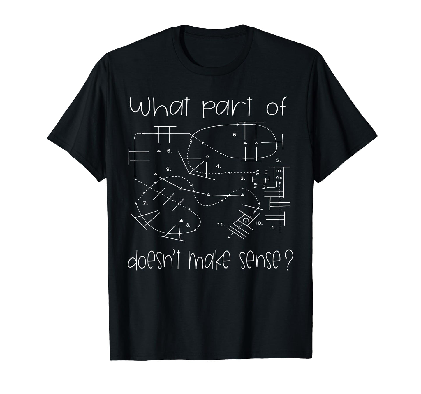 What Part Of Doesn't Make Sense Funny Horse exercises T-Shirt