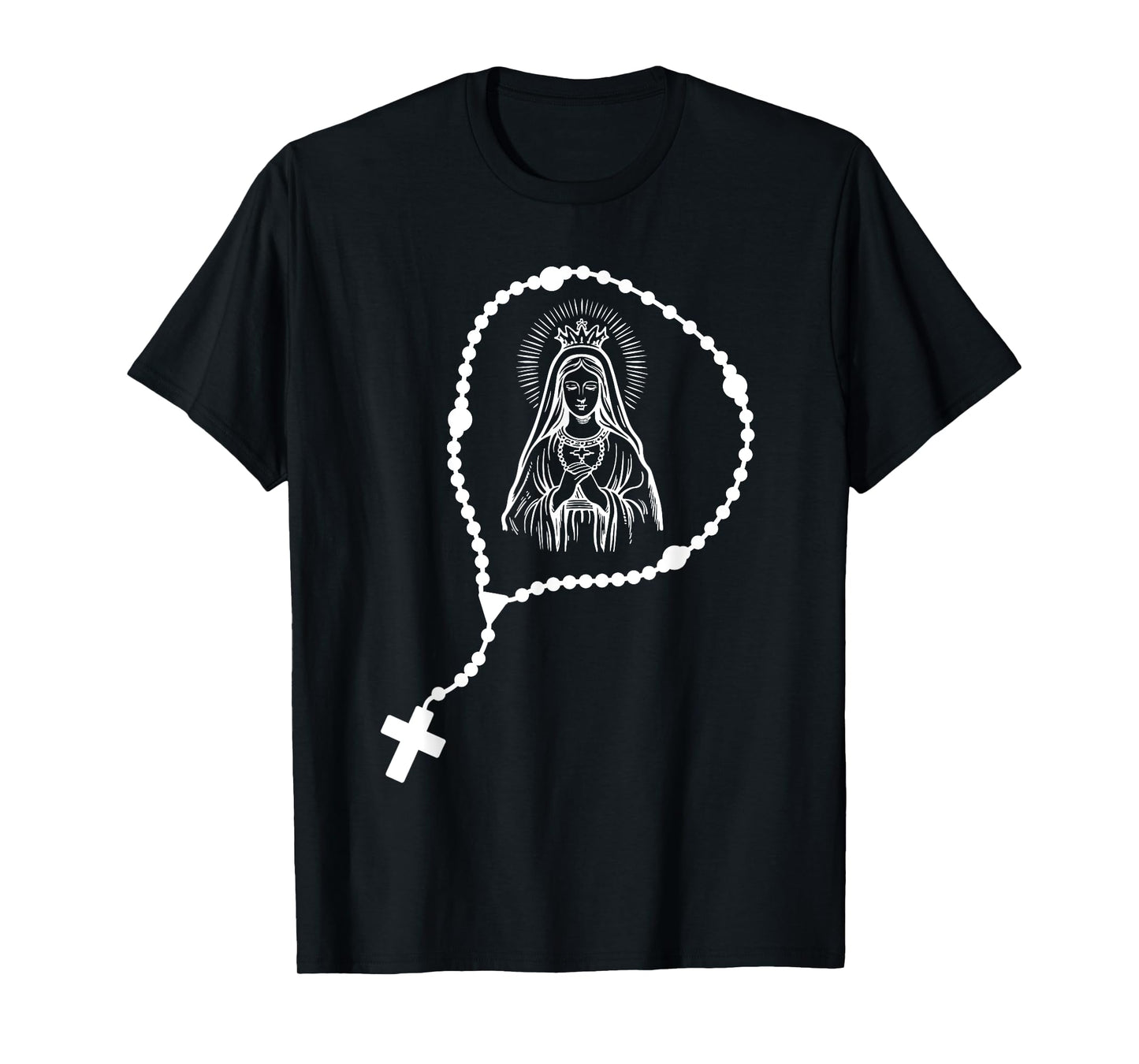 Rosary Prayer - Virgin Mary - Religious Catholic T-Shirt