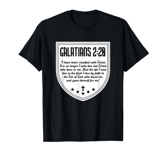 Galatians 2:20 Saint Paul Bible Verse Jesus Christ Christian T-Shirt