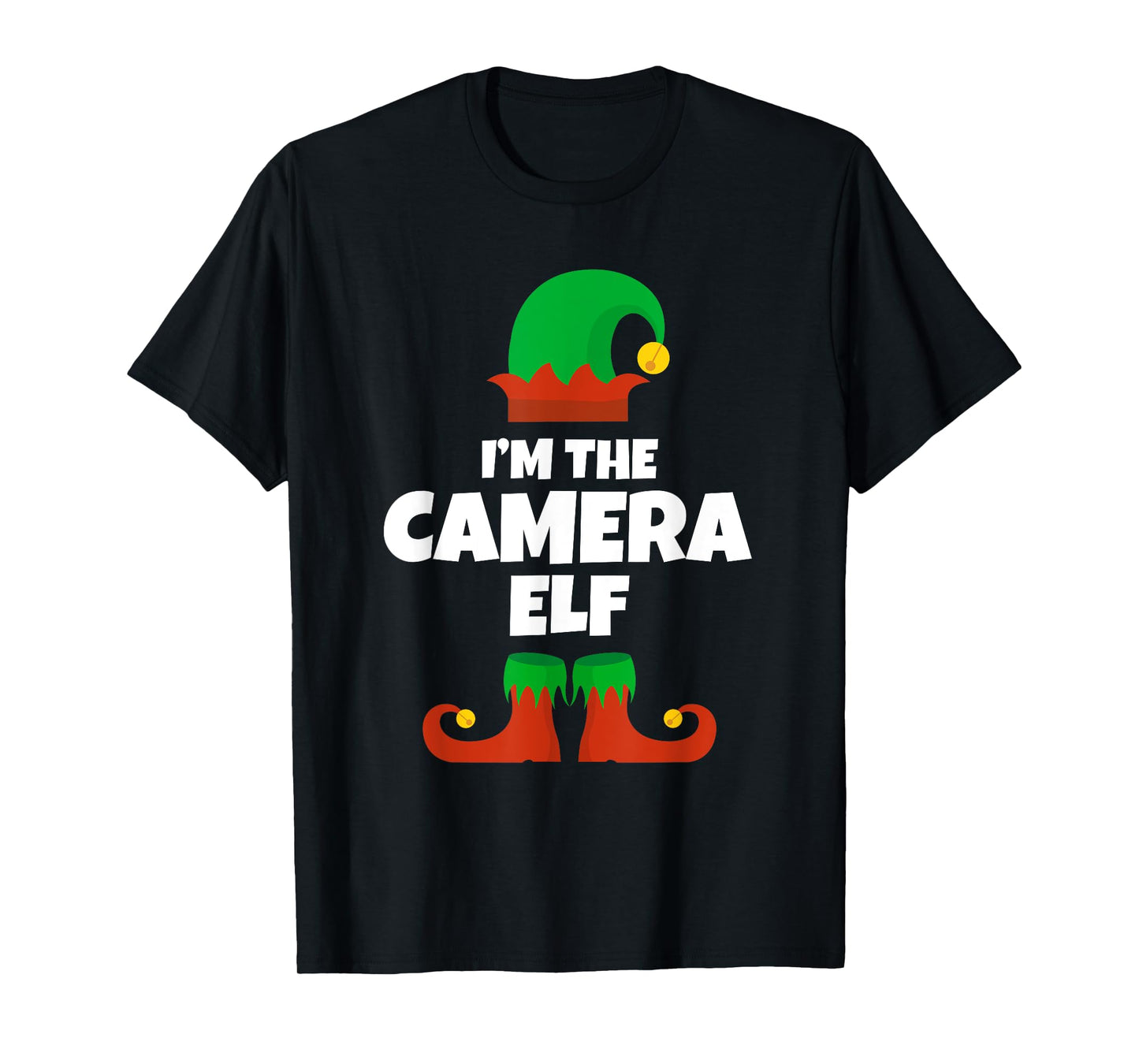 I'm The Camera Elf Family Pajama Christmas Man Photographer T-Shirt