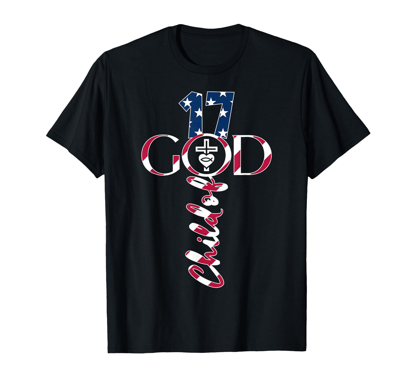 GOD 17 YEARS JESUS 17TH BIRTHDAY T-Shirt
