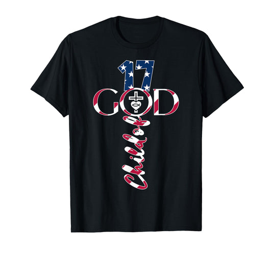 GOD 17 YEARS JESUS 17TH BIRTHDAY T-Shirt