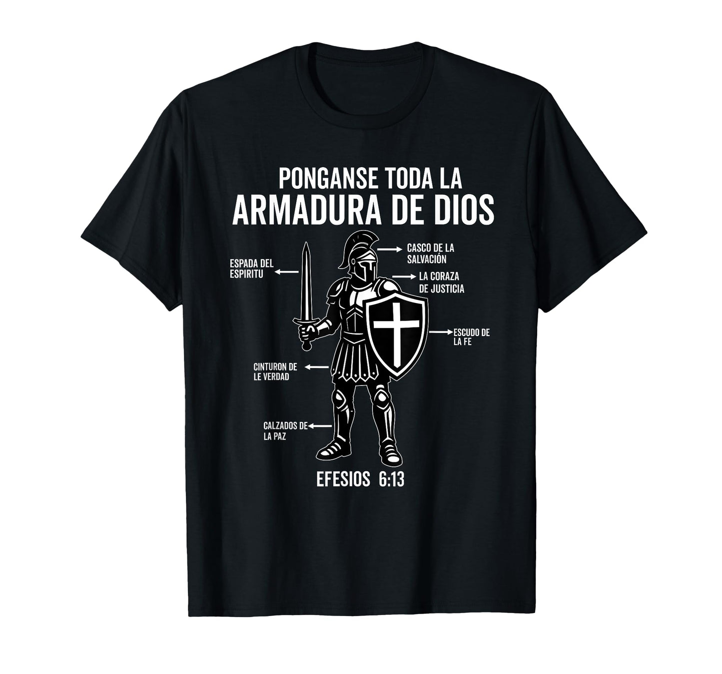 Camiseta cristiana en espanol Versiculo Spanish Christians T-Shirt