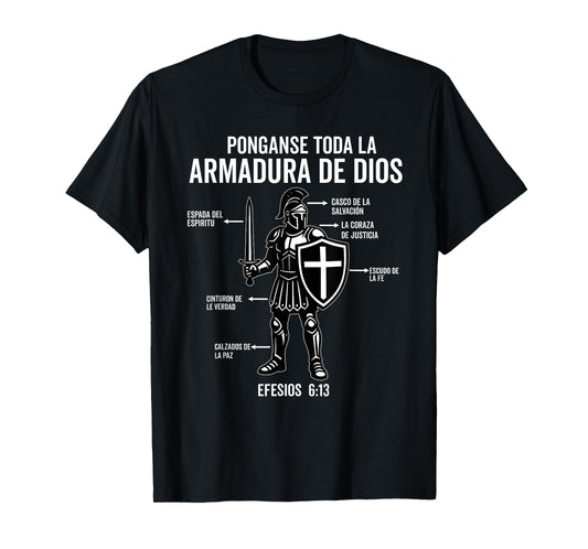 Camiseta cristiana en espanol Versiculo Spanish Christians T-Shirt
