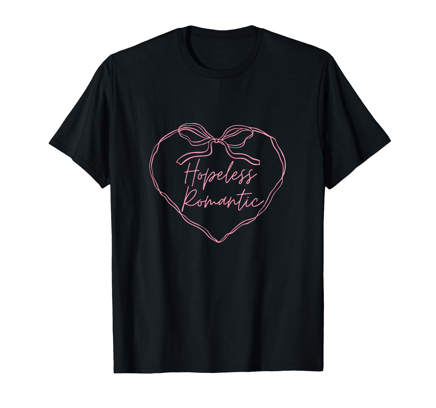Womens Hopeless Romantic Reading Quote Dreamy Girls Book Lover T-Shirt