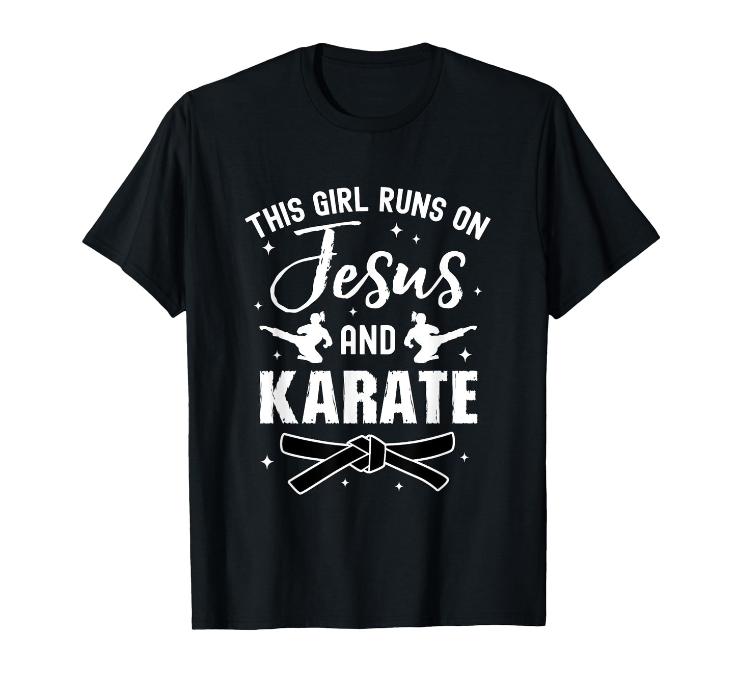 Funny Karate Design For Girls Women Karate Martial Art Lover T-Shirt