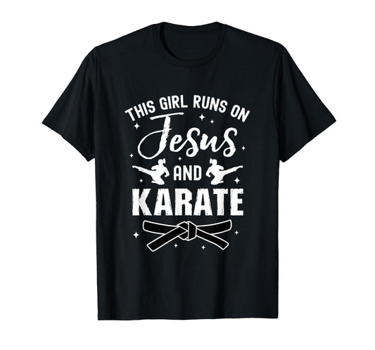 Funny Karate Design For Girls Women Karate Martial Art Lover T-Shirt