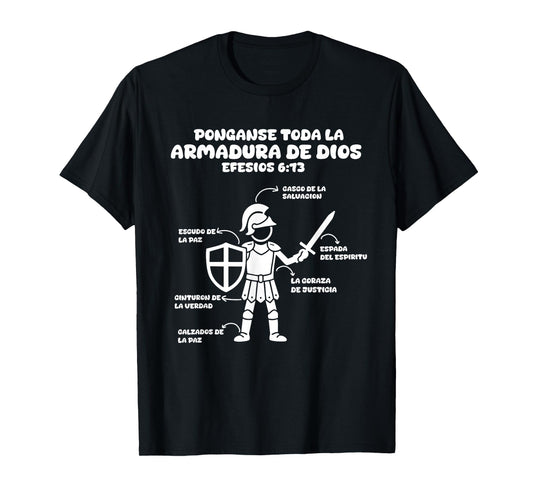Camiseta cristiana en espanol Versiculo Spanish Christians T-Shirt