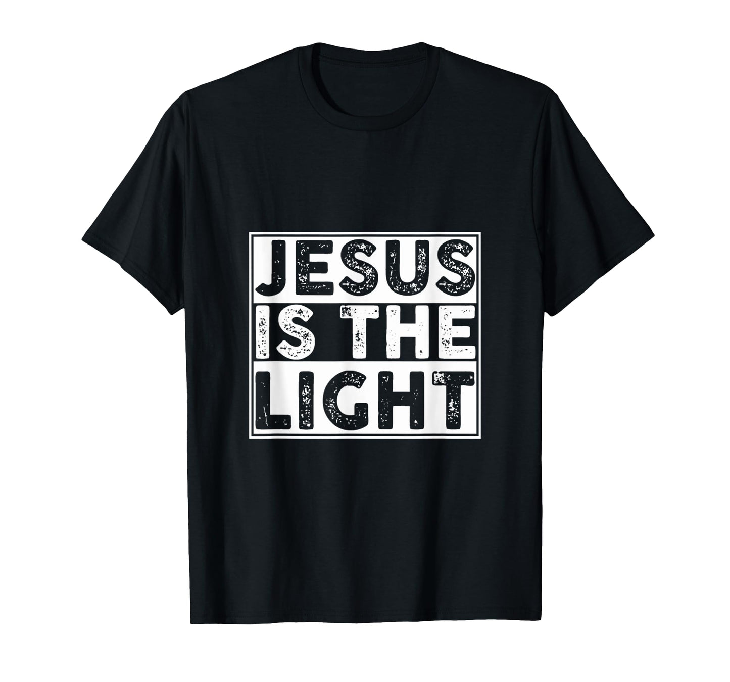Jesus is The Light Scripture Religious Christian T-Shirt