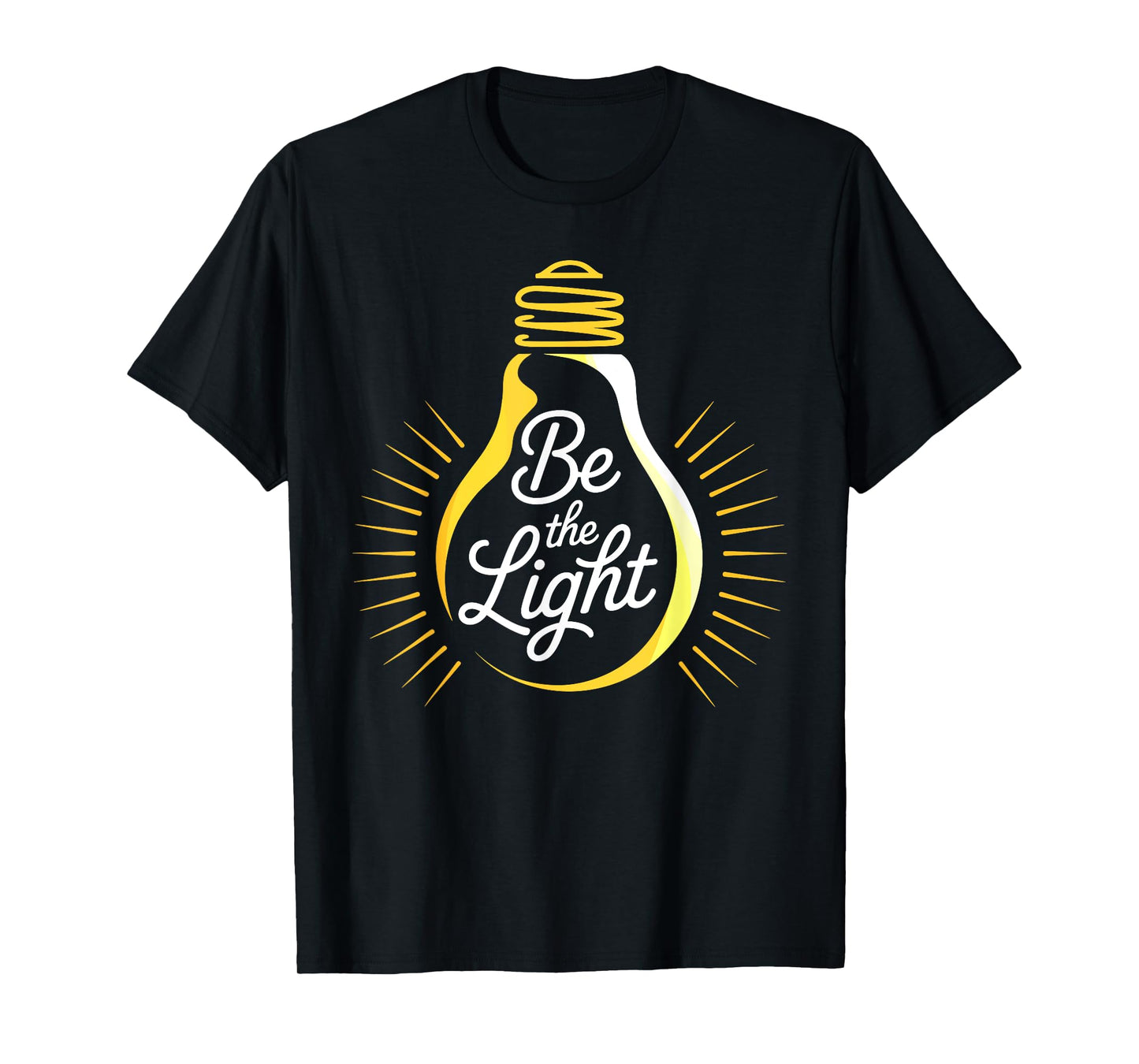 Be Light Bulb Bible Verses Christian Believer Men Women Kids T-Shirt