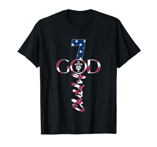 GOD 7 YEARS JESUS 7TH BIRTHDAY T-Shirt