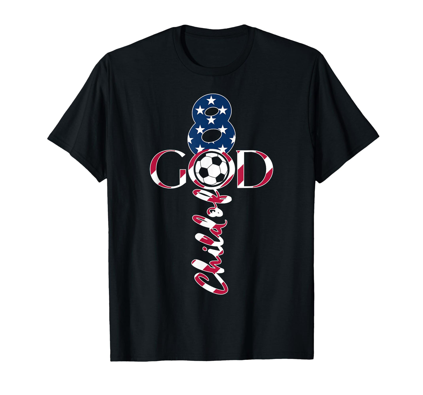 JESUS 8 YEARS CHILD OF GOD SOCCER 8TH BIRTHDAY T-Shirt