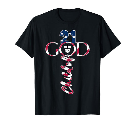 GOD 21 YEARS JESUS 21ST BIRTHDAY T-Shirt