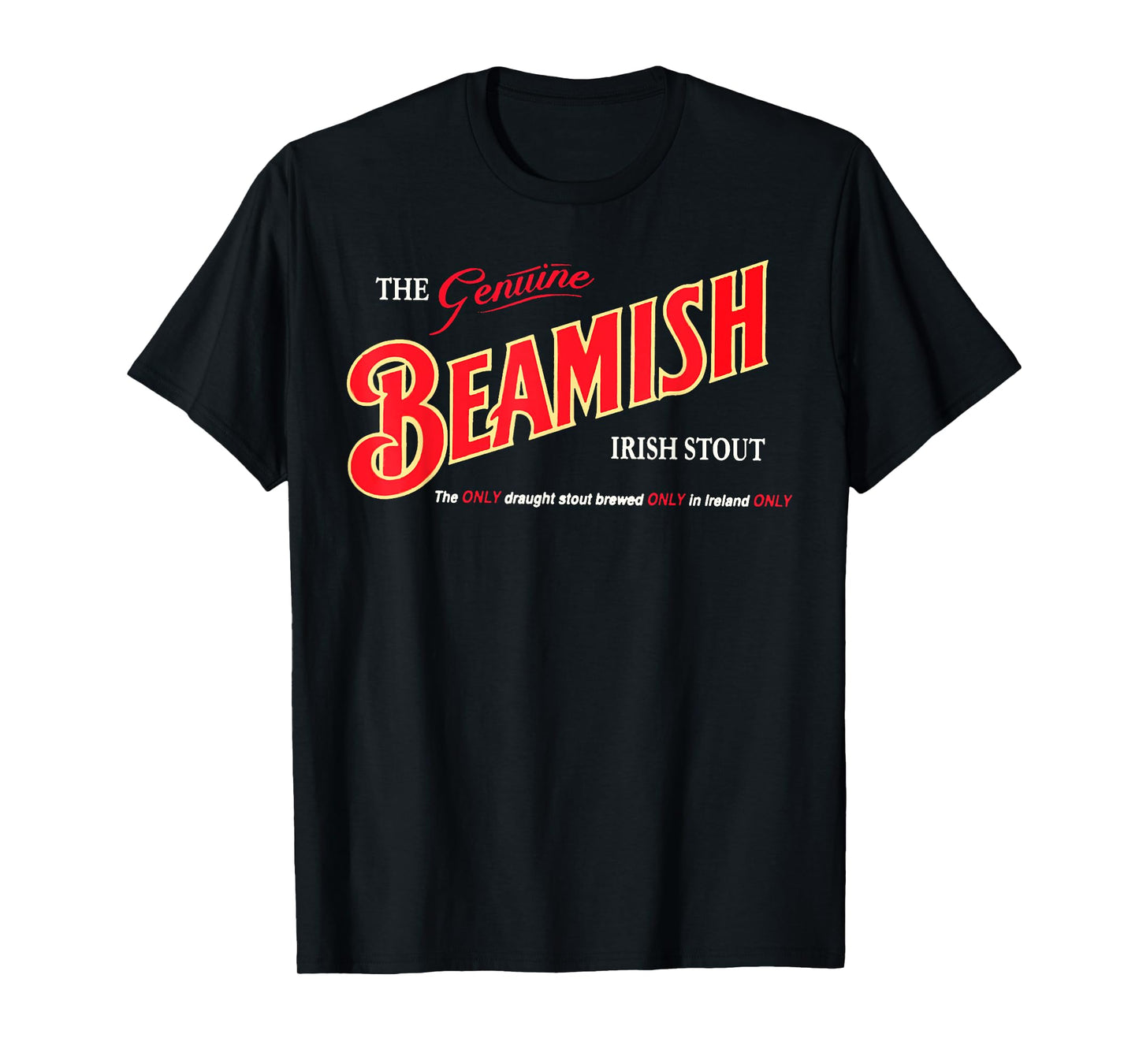 Vintage Quote The Beamish Funny Irish Basic Retro Essential T-Shirt