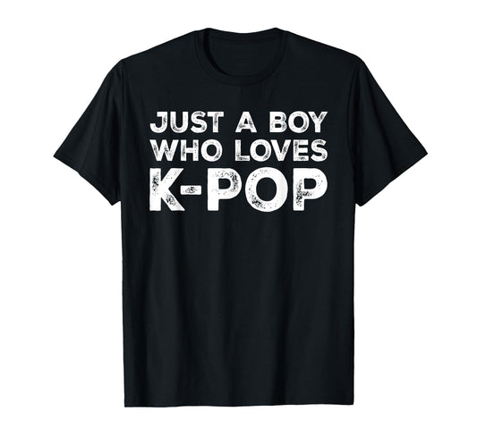 Just A Boy Who Loves K-Pop, Music Lover T-Shirt