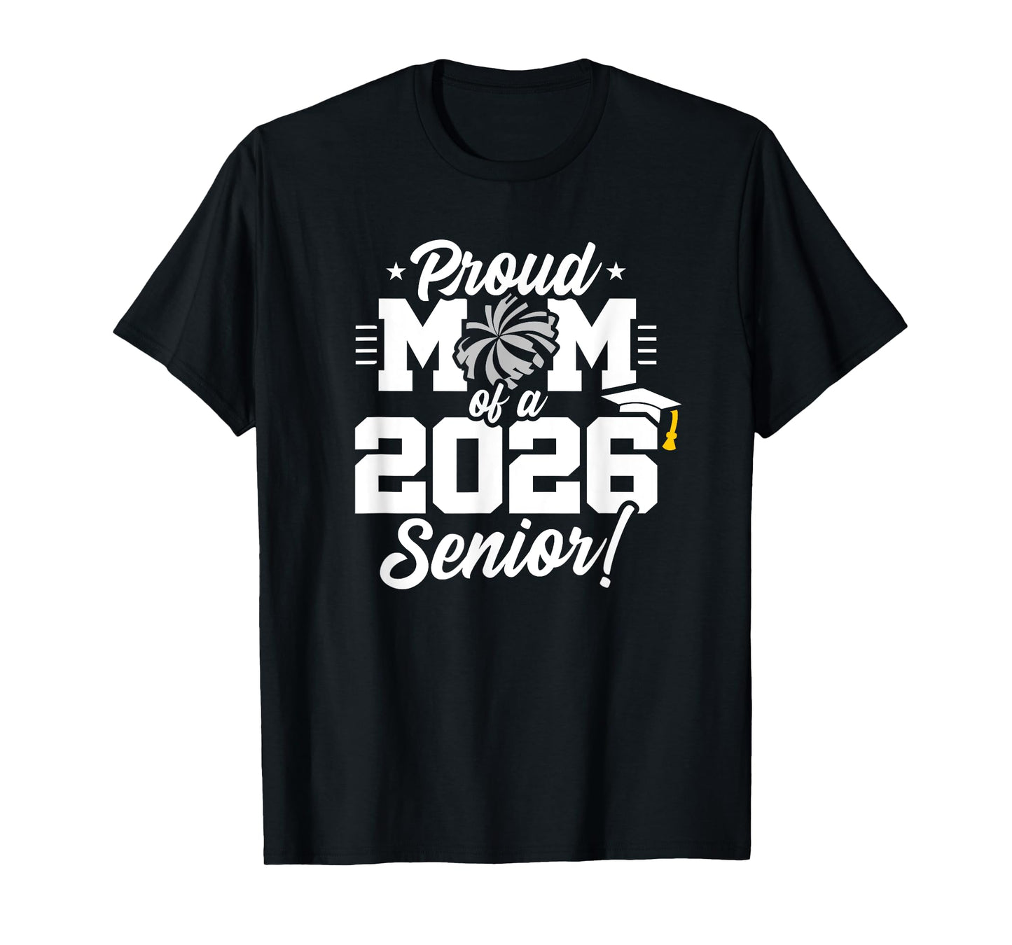 Class of 2026 - Senior Cheerleader - Cheer Mom - Senior 2026 T-Shirt