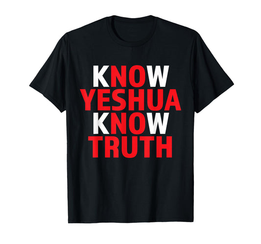 Yeshua Shirt Christian Faith Hebrew Name for Jesus Religious T-Shirt
