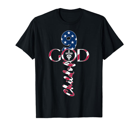 GOD 9 YEARS JESUS 9TH BIRTHDAY T-Shirt
