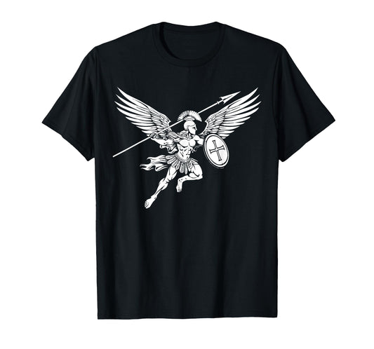 Archangel Catholic Religion Christianity Guardian Angel T-Shirt