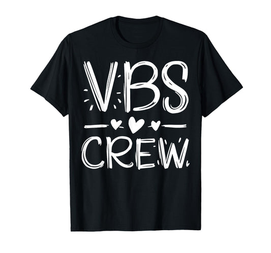 VBS Crew Faith-Based Gathering Sunday School Teacher T-Shirt for Men Women Girls Kids