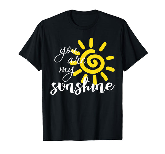 You Are My Sunshine Cute Positive Retro Sun Inspirational T-Shirt