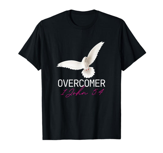 Christian Faith Overcomer Motivational Inspirational T-Shirt